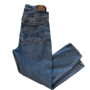 American Eagle Outfitters Dark Blue Straight Jeans